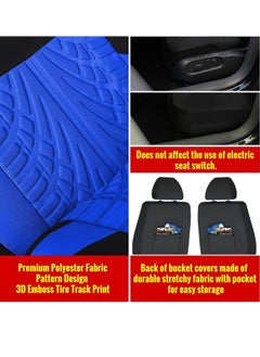 Y&D Automotive Car Seat Covers,Full Set Front and Rear Split Bench Protection,Easy to Install,Universal Fit For Auto Truck Van SUV  - Image 5