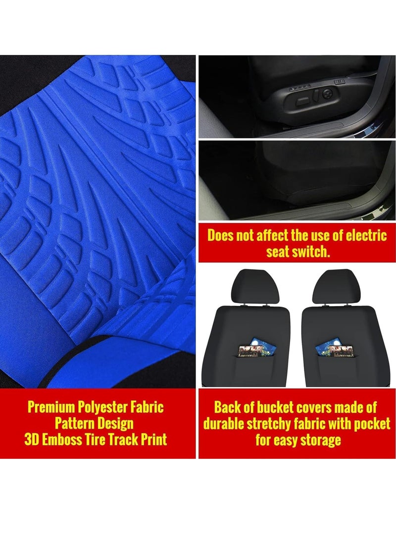 Y&D Automotive Car Seat Covers,Full Set Front and Rear Split Bench Protection,Easy to Install,Universal Fit For Auto Truck Van SUV  - Image 5