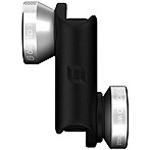 olloclip 4-IN-1 Lens for iPhone 6/6s and 6/6s Plus Silver Lens/Black Clip (Wide-Angle, Fisheye and Macro Lens) - Image 3