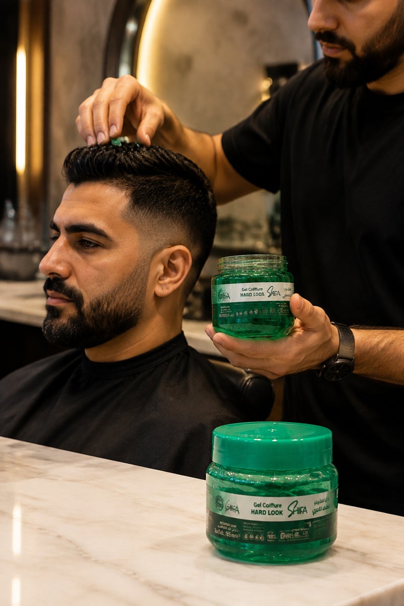 SHIFA Hard Look Hair Gel 165 ml, Firm-Hold Styling for Everyday Use, Green - Image 5