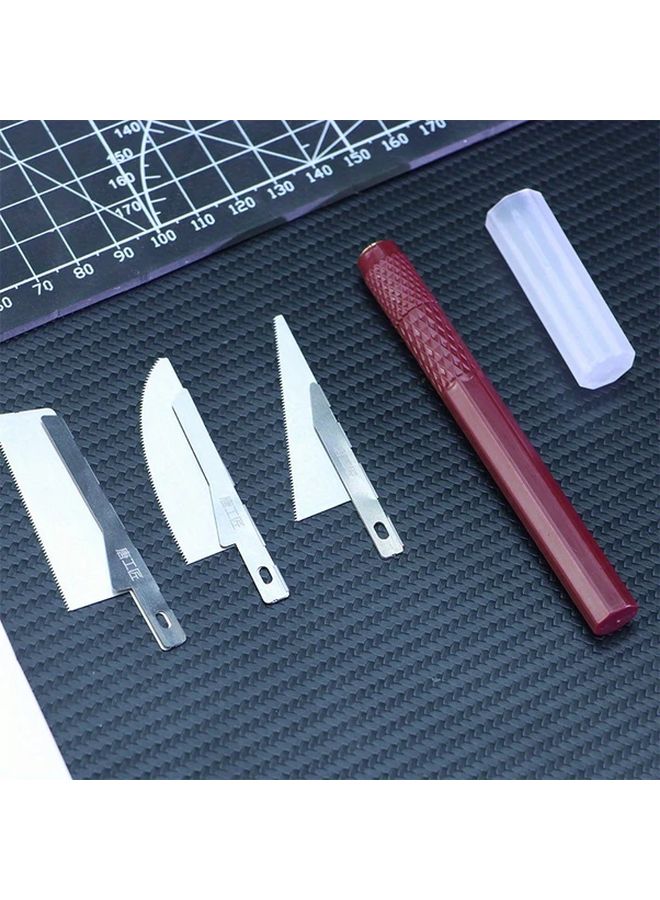 4pcs Mini Hand Saw Model Craft Tool DIY Craft Blade Forming Knife For Audiophiles - Image 1