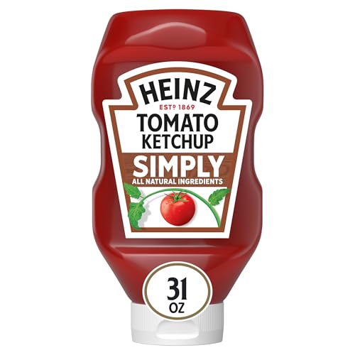 Heinz Simply Tomato Ketchup with No Artificial Sweeteners 31 oz Bottle