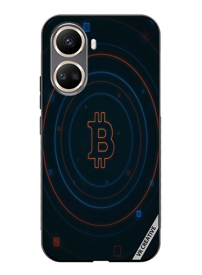 VR CREATIVE Protective Case Cover For Huawei Nova 10 SE Bitcoin Design Multicolour - Image 1