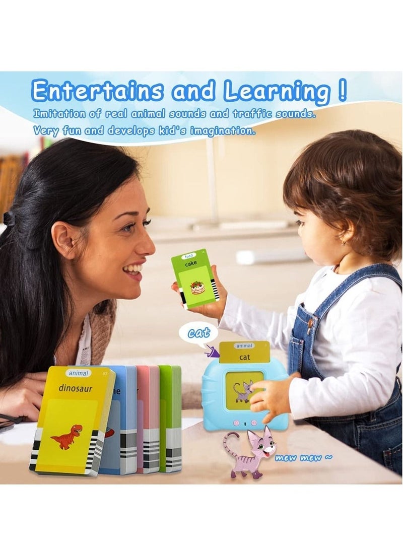 Beauenty - Cards for Toddlers Learning Education Toys for Ages 1 2 3 4 5 6 Years Old Preschool Learning Toy Kids Speech Therapy Toy 112 Baby Flashcards 224 Sight Words Birthday Gift for Boys Girls - Image 1