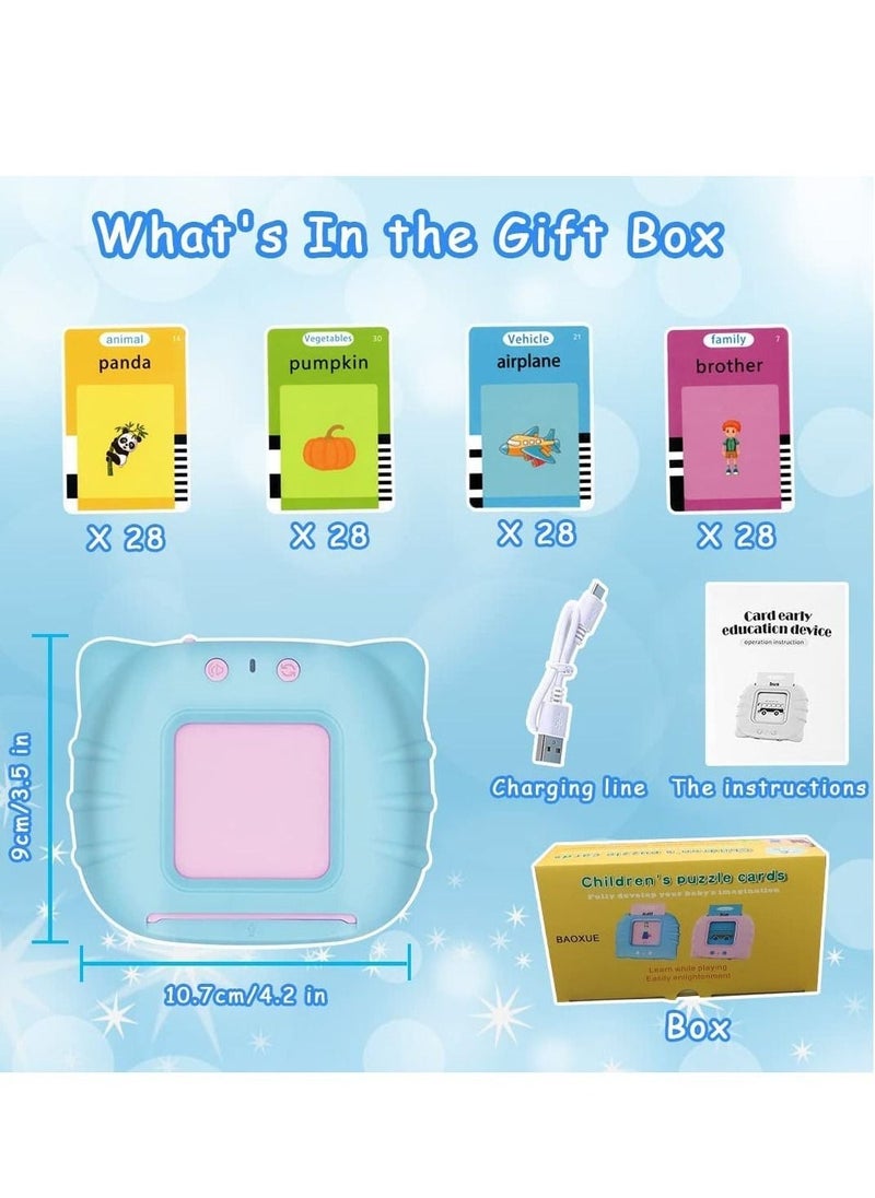 Beauenty - Cards for Toddlers Learning Education Toys for Ages 1 2 3 4 5 6 Years Old Preschool Learning Toy Kids Speech Therapy Toy 112 Baby Flashcards 224 Sight Words Birthday Gift for Boys Girls - Image 1