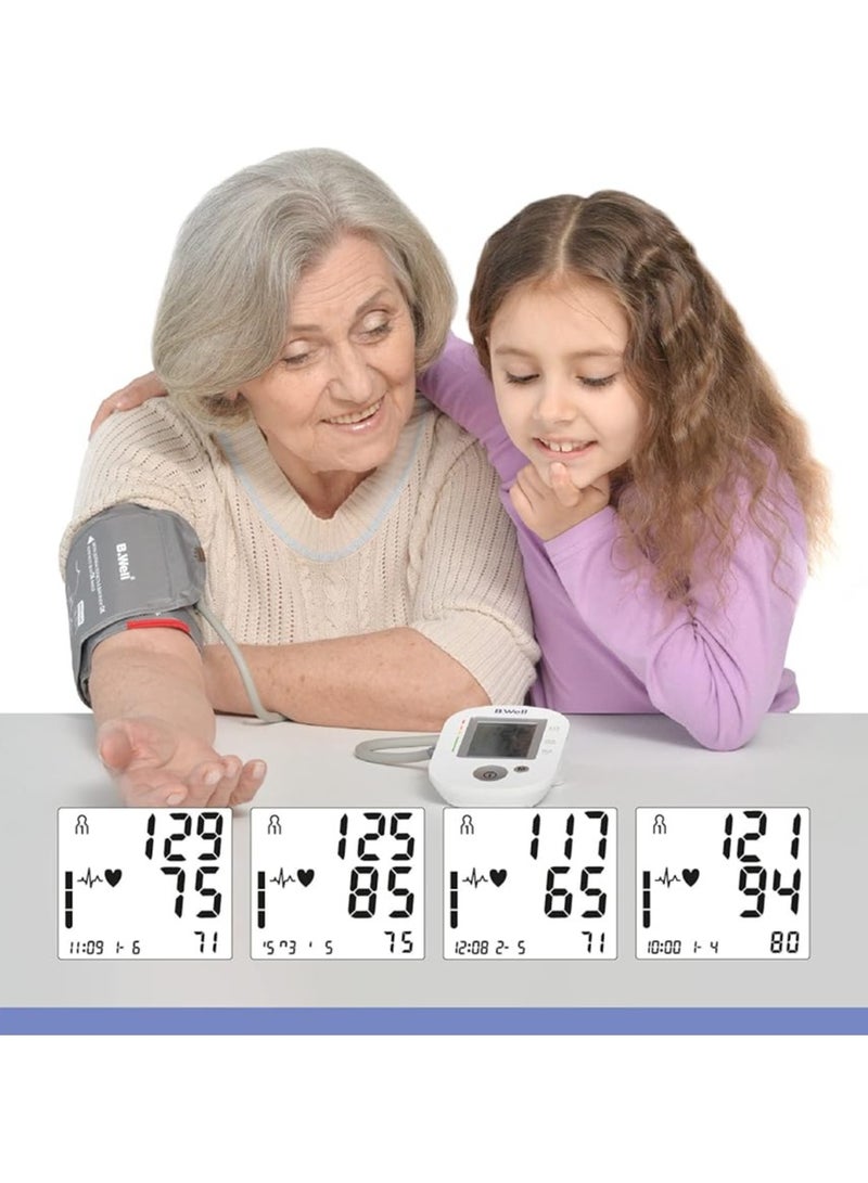 B.Well جهاز قياس ضغط الدم الأوتوماتيكي B.Well PRO-35-ML - كفة متوسطة كبيرة M–L ومحول شاحن - Image 5