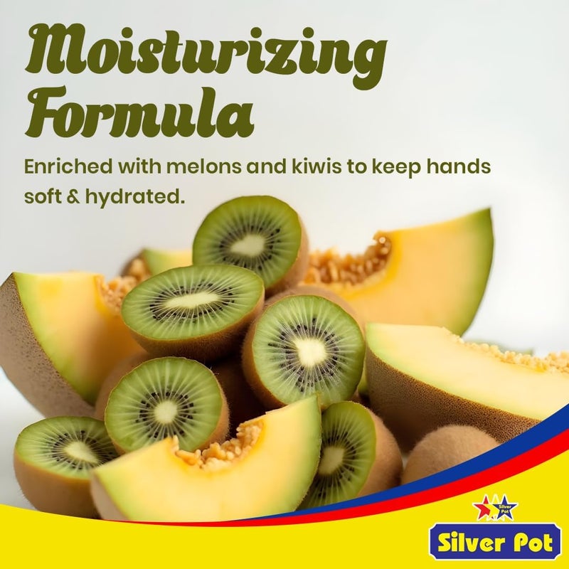 Silver Pot Fresh Kiwi & Melon Hand Wash - 400ml - Image 3