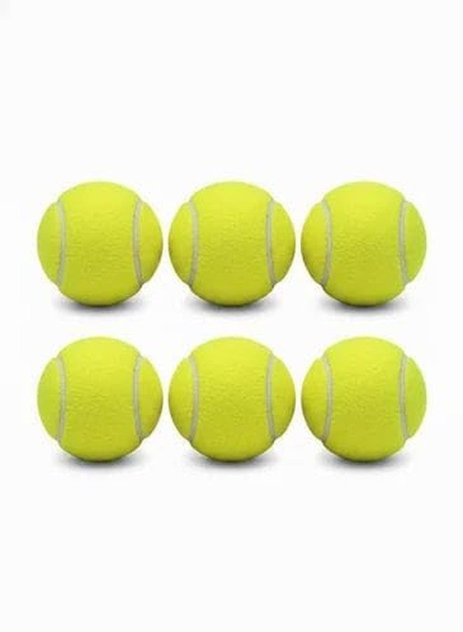 GROW FAST Tennis Balls, Neon Yellow, Rubber, Standard Size, 3 Pack, for Tennis and Cricket No. 1 Quality - Image 4