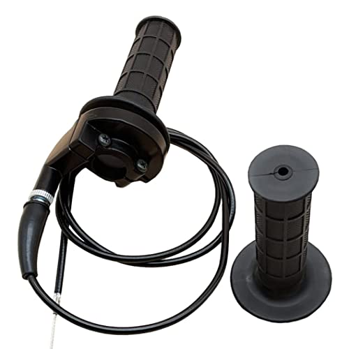Aniro Moto Throttle Cable and Throttle Handle For 7/8" 50 90 110 CC 150cc 250cc Mini Bike ATV Quad Compatible with Coleman Powersports 196cc CT200U CT200U-EX Trail 200 & Baja Mb165 Mb200 SSR125 Mini Dirt Bike - Image 1