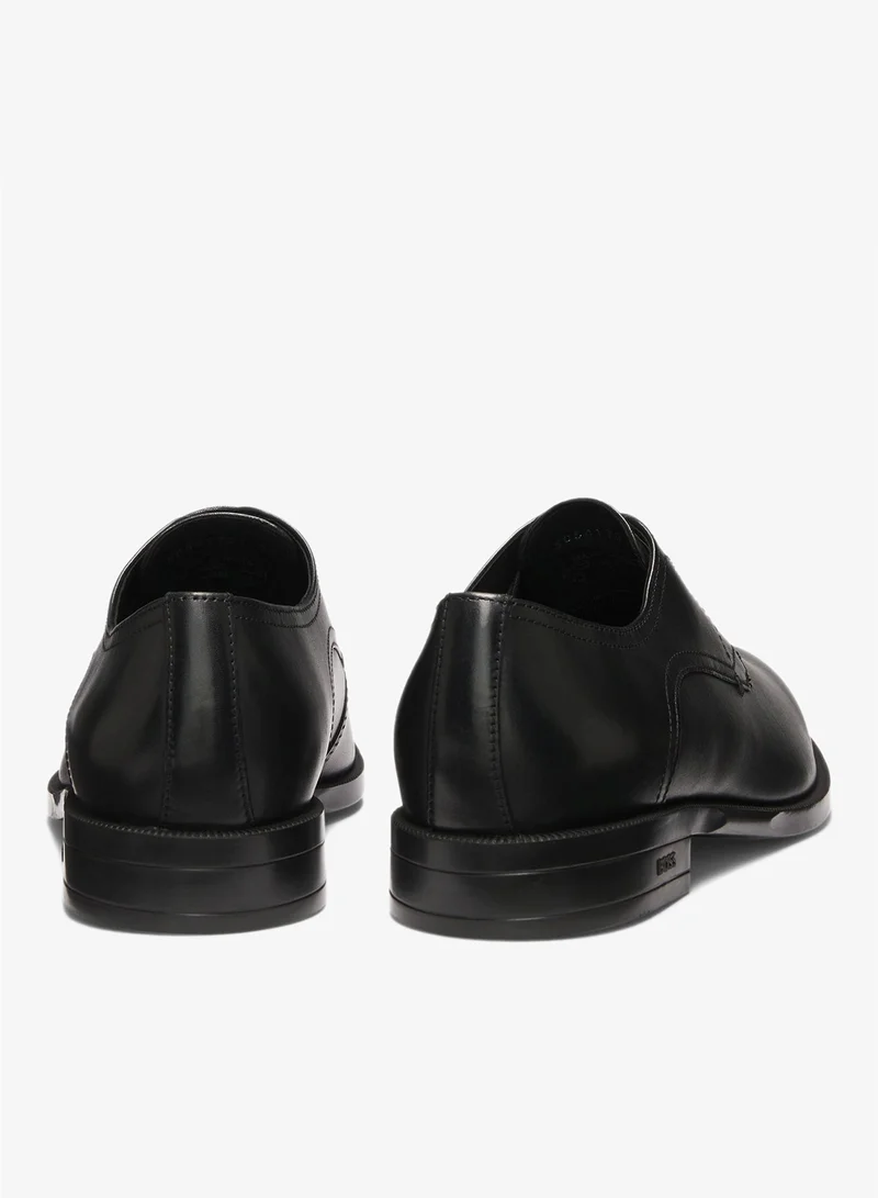 بوس حذاء ديربي جلد بخياطة مزدوجة