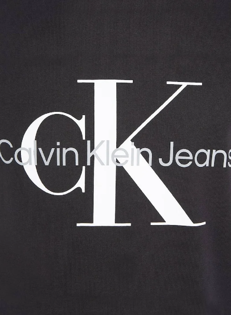 Calvin Klein Jeans Ck Black Slim Fit T-Shirt for Men | Best Price UAE