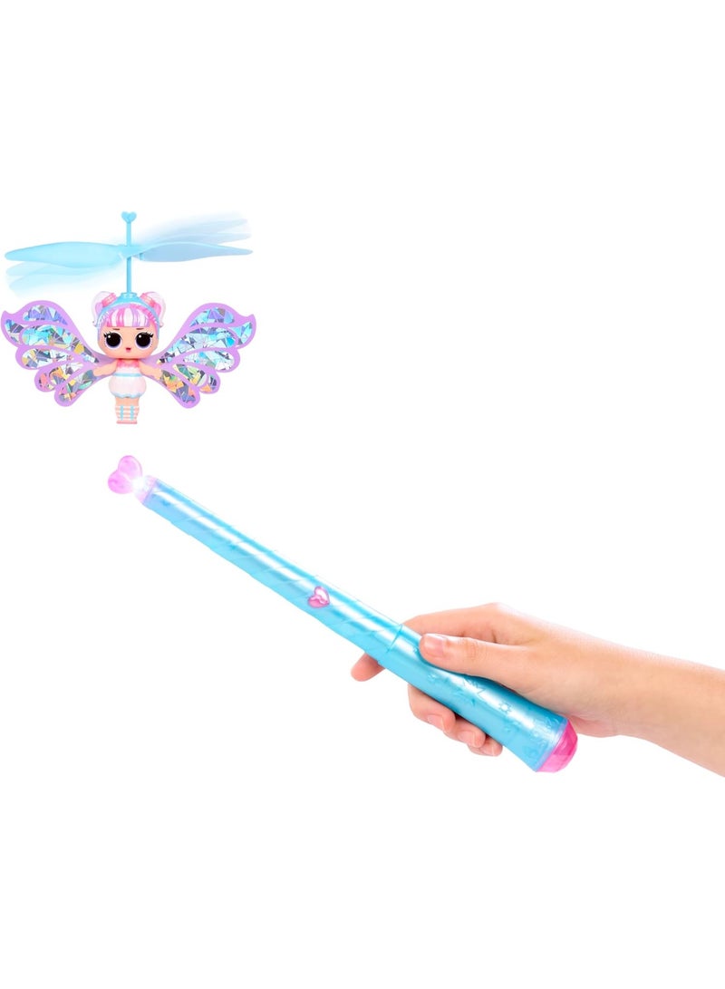 L.O.L. SURPRISE! LOL Surprise Magic Flyers Fairies Tots Snowflake Flying Doll with Wand Control, Rechargeable Battery, Blossom Flower Ball Launcher, Fairy Toy for Kids, Collectible Play Gift for Girls - Image 1