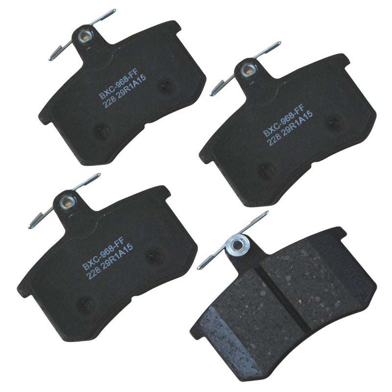 بنديكس وسادات فرامل خلفية سيراميكية Bendix Premium SBC228 لموديلات مختارة Alfa Romeo 164 Audi 80 80 Quattro 90 90 100 100 200 200 4000 5000 5000 A3 A4 A4 A6 A6 A8 A8 Cabriolet Coupe Coupe S3 S4 S6 V8 Quattro - Image 1