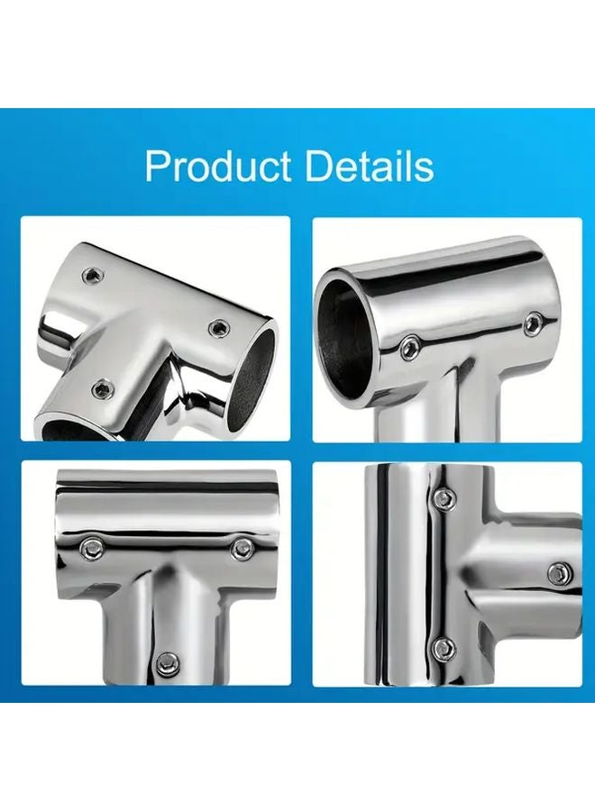 1 Inch 316 Stainless Steel Marine Boat Railing Connector Corrosion Resistant Deck Hardware - Image 5