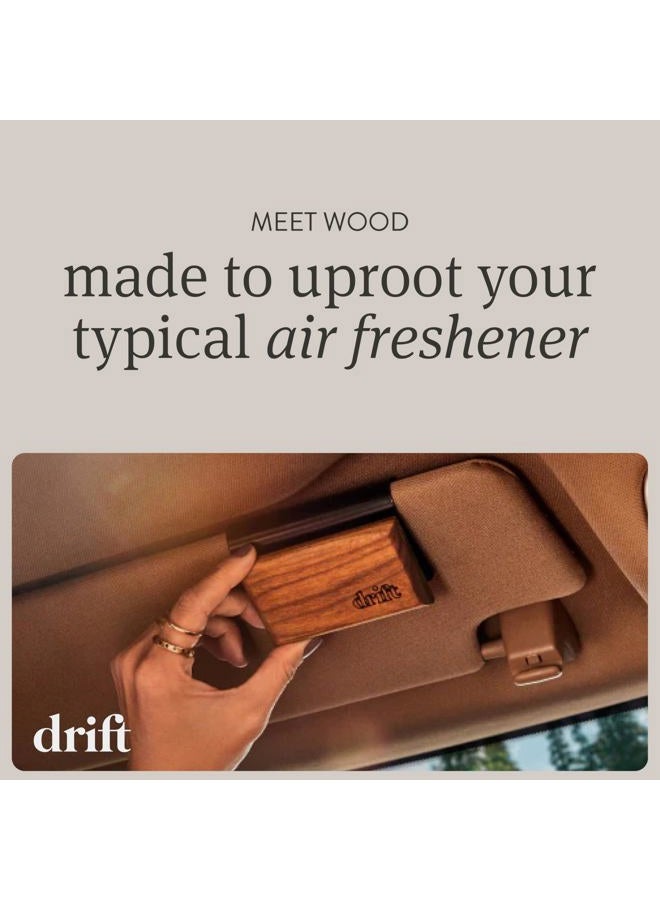 Drift Car Air Freshener - Wood Air Freshener - Car Odor Eliminator - Open Air Scent Starter Kit - Image 2