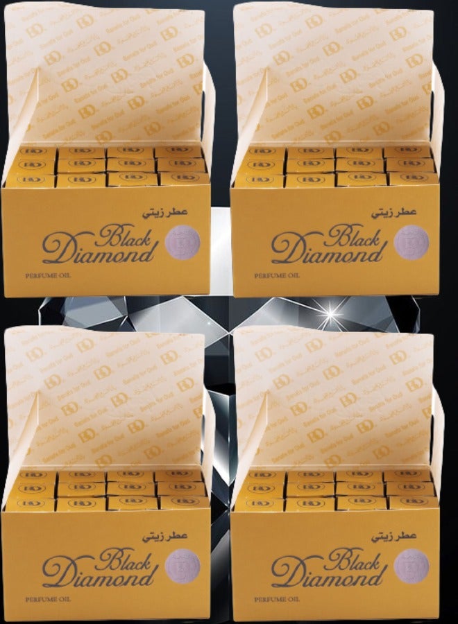 بانافع 48 قطع عطر بلاك دايموند زيتي 3 مل - Image 1