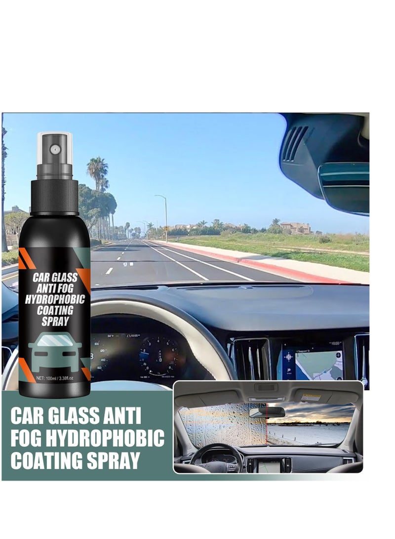 Excefore Scratch Removal Spray, Automobile Windshield Spray, Car Windshield Spray Water Repellent Anti Fogging Agent, Car Glass Anti-Fog Rainproof Agent, Suitable for All Kinds of Glass  - Image 3