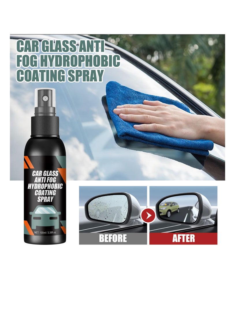 Excefore Scratch Removal Spray, Automobile Windshield Spray, Car Windshield Spray Water Repellent Anti Fogging Agent, Car Glass Anti-Fog Rainproof Agent, Suitable for All Kinds of Glass  - Image 4