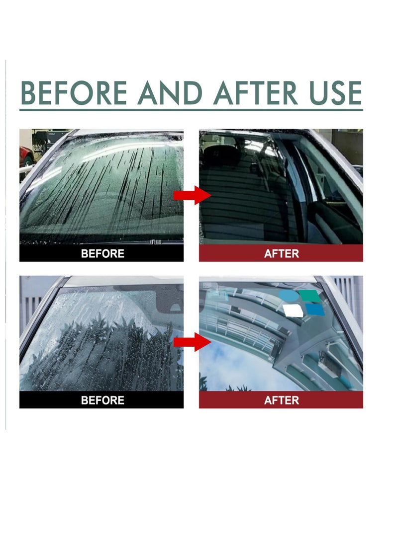 Excefore Scratch Removal Spray, Automobile Windshield Spray, Car Windshield Spray Water Repellent Anti Fogging Agent, Car Glass Anti-Fog Rainproof Agent, Suitable for All Kinds of Glass  - Image 5