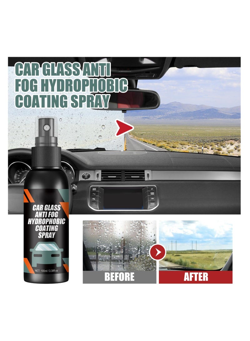Excefore Scratch Removal Spray, Automobile Windshield Spray, Car Windshield Spray Water Repellent Anti Fogging Agent, Car Glass Anti-Fog Rainproof Agent, Suitable for All Kinds of Glass  - Image 2