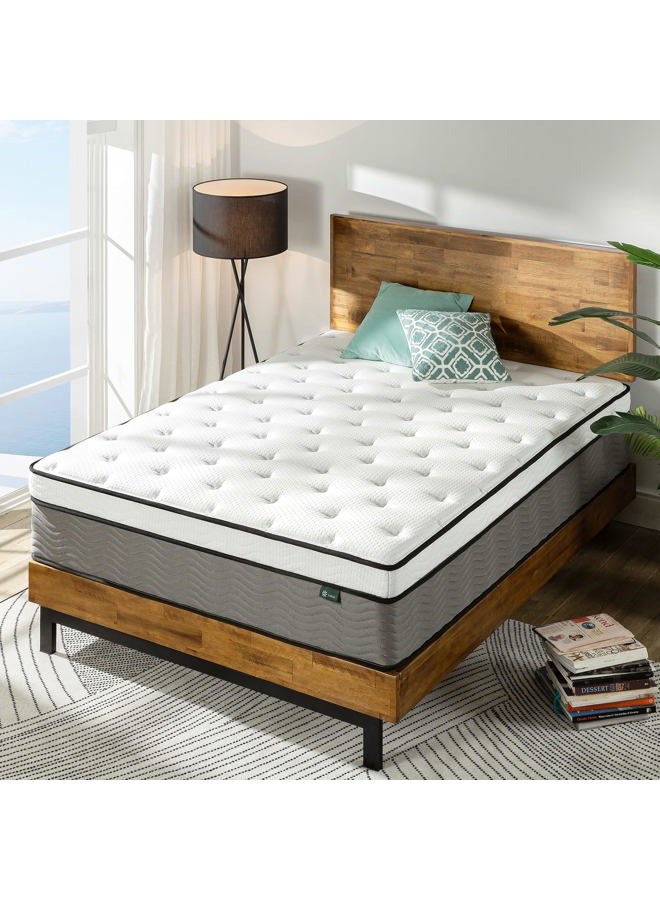 ZINUS 10 Inch Support Plus Pocket Spring Hybrid Mattress/Extra Firm Feel/Heavier Coils for Durable Support/Pocket Innersprings for Motion Isolation/Mattress-in-a-Box, Twin - Image 1