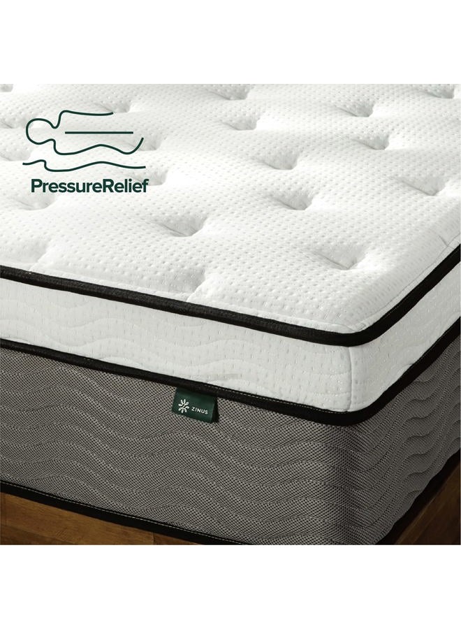 ZINUS 10 Inch Support Plus Pocket Spring Hybrid Mattress/Extra Firm Feel/Heavier Coils for Durable Support/Pocket Innersprings for Motion Isolation/Mattress-in-a-Box, Twin - Image 3
