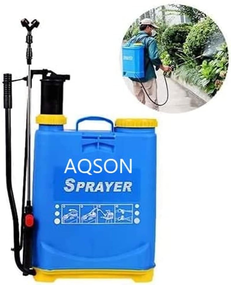 AQ AQSON AQSON 16 لتر بخاخ ظهر يدوي عالي السعة للاستخدام الزراعي والبستاني - Image 3