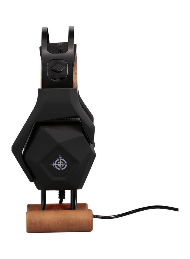 NIBEMINENT SD-009Wa-2 Headphone Stand Headset Hanger Earphone Holder Wooden Rest with 3M Protective Back Pad for All Size HeadphoneFor PS4/PS5/XOne/XSeries/NSwitch/PC - Image 4