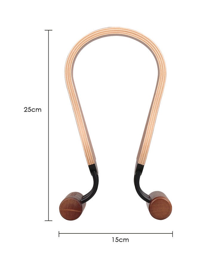 NIBEMINENT SD-009Wa-2 Headphone Stand Headset Hanger Earphone Holder Wooden Rest with 3M Protective Back Pad for All Size HeadphoneFor PS4/PS5/XOne/XSeries/NSwitch/PC - Image 3