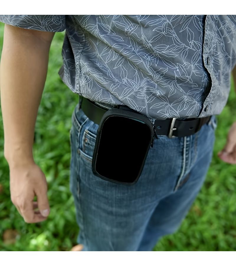 حافظة واقية من TPU عالمية باللون الأزرق لمشغل الموسيقى MP3 MP4 للسفر، حقيبة تخزين مع خطاف. - Image 3