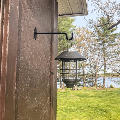 XIDING 10 Inch 2 Pack Plant Hangers Outdoor or Indoor Plant Hooks Hanging Plant Bracket for Home Decor Bird Feeders - Image 4