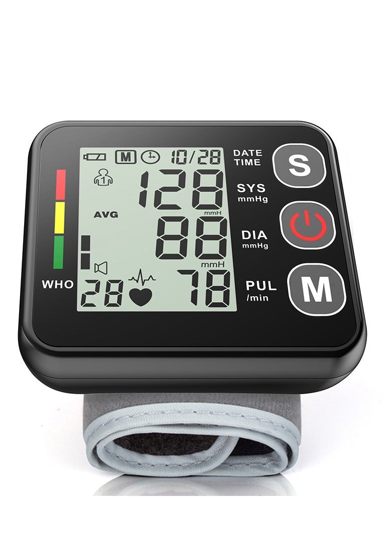 Angmei Upper Arm Blood Pressure Monitor  Large LED Backlit Screen 1000 Sets Memory Automatic Digital BP Machine Adjustable BP Cuff - Image 2