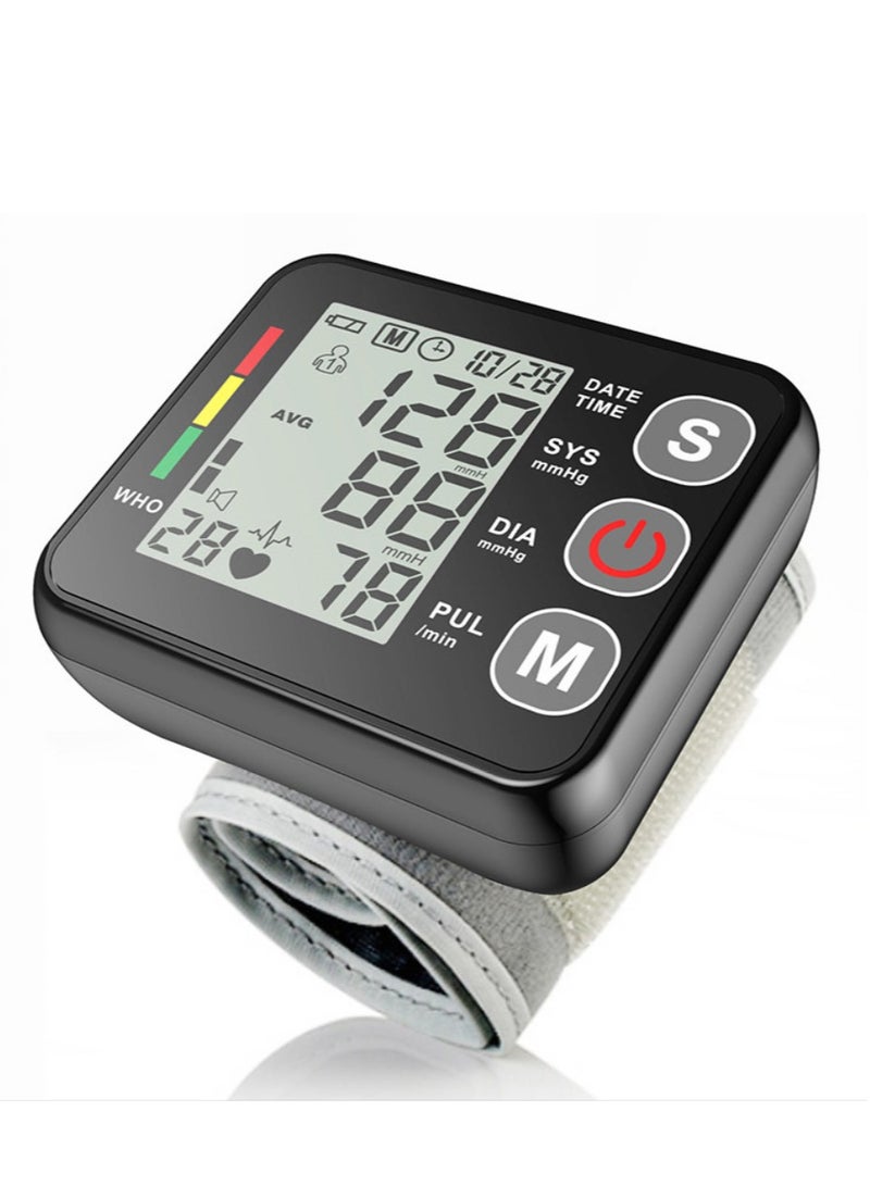 Angmei Upper Arm Blood Pressure Monitor  Large LED Backlit Screen 1000 Sets Memory Automatic Digital BP Machine Adjustable BP Cuff - Image 3