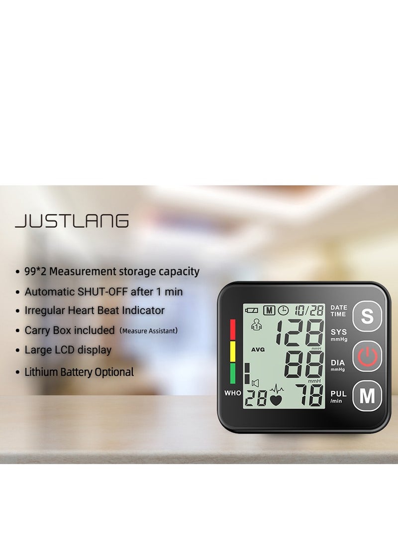 Angmei Upper Arm Blood Pressure Monitor  Large LED Backlit Screen 1000 Sets Memory Automatic Digital BP Machine Adjustable BP Cuff - Image 5