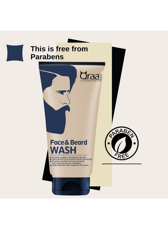 Qraa Men Face And Beard Wash | 2 In 1 Beard & Face Wash | Rosemary & Aloe Vera For Deep Cleansing |100Gm X 3 | Refreshes & Soothes | Stimulates Beard Growth | (Pack Of 3, 300, Gram) - Image 5