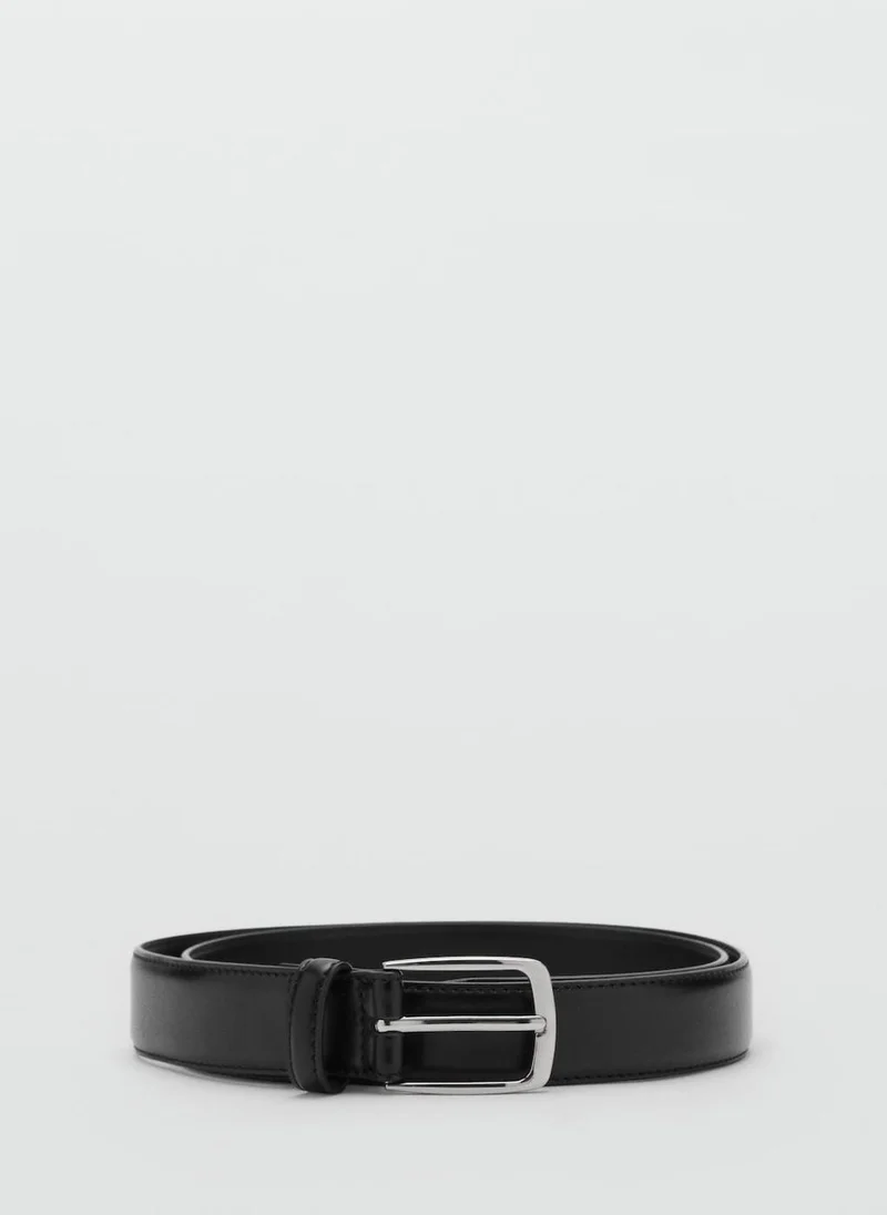 Mango Man Nappa leather belt