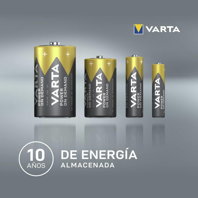 فارتا بطاريات Power on Demand AAA Micro (عبوة اقتصادية من 100 قطعة في تغليف صديق للبيئة - ذكية ومرنة وقوية - على سبيل المثال لإكسسوارات الكمبيوتر وأجهزة المنزل الذكي أو المصابيح اليدوية) - Image 3
