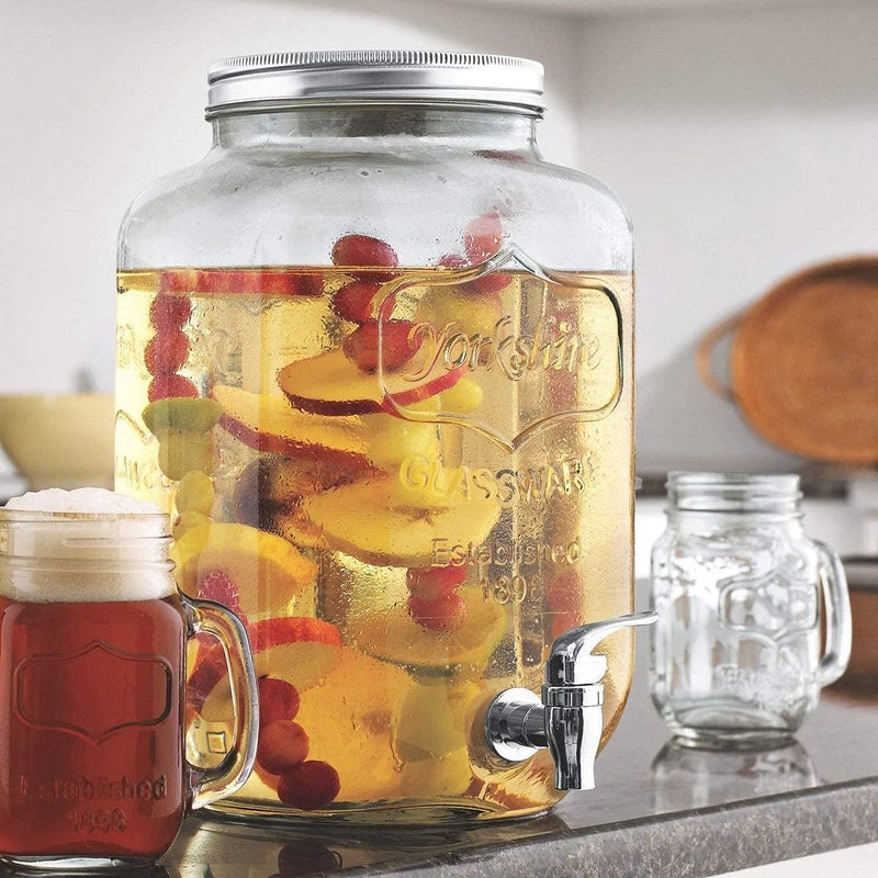 ARUZEN glass jar and containers 4 litter with tap - Image 4