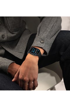 SZOXST Compatible for Apple Watch Band 42mm 41mm 40mm 38mm Elastic Nylon Braided Secure & Comfortable Stretchy Strap for Women Men,Parachute Buckle Bands for iWatch Series 10 9 8 7 6 5 4 3 SE Blue  - Image 3