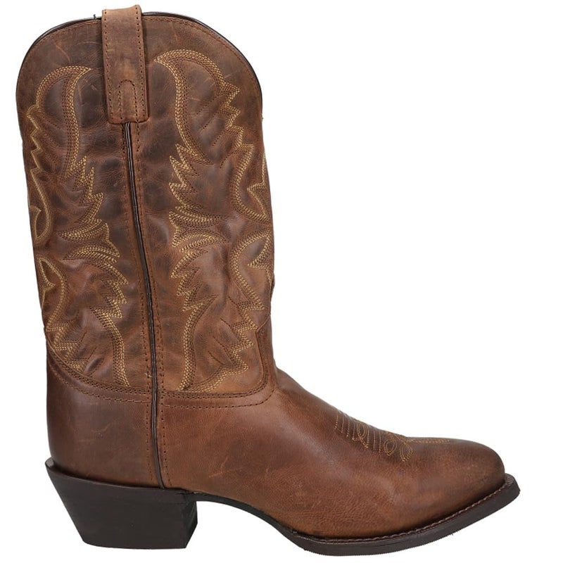 Laredo Mens Birchwood Round Toe Casual Boots Mid Calf Brown Size 15 EW