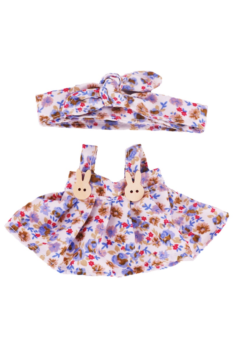 XM2188 For 17Cm Plush Doll Labubu Clothes Accessories Pants Skirts Cute Overall Doll Shoes Leather S