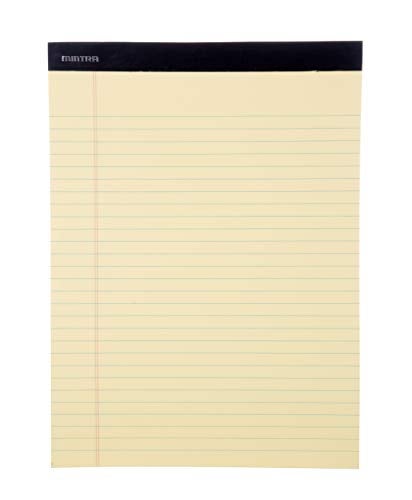 Mintra Office Legal Pads - ((BASIC CANARY 6pk, 8.5in x 11in, WIDE RULED)) - Image 2