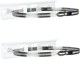 LeMotech Pole Mounting Kits, Stainless Steel 200mm Brackets with Adjustable 50-200mm Clamp for Outdoor Junction Box, - Image 1