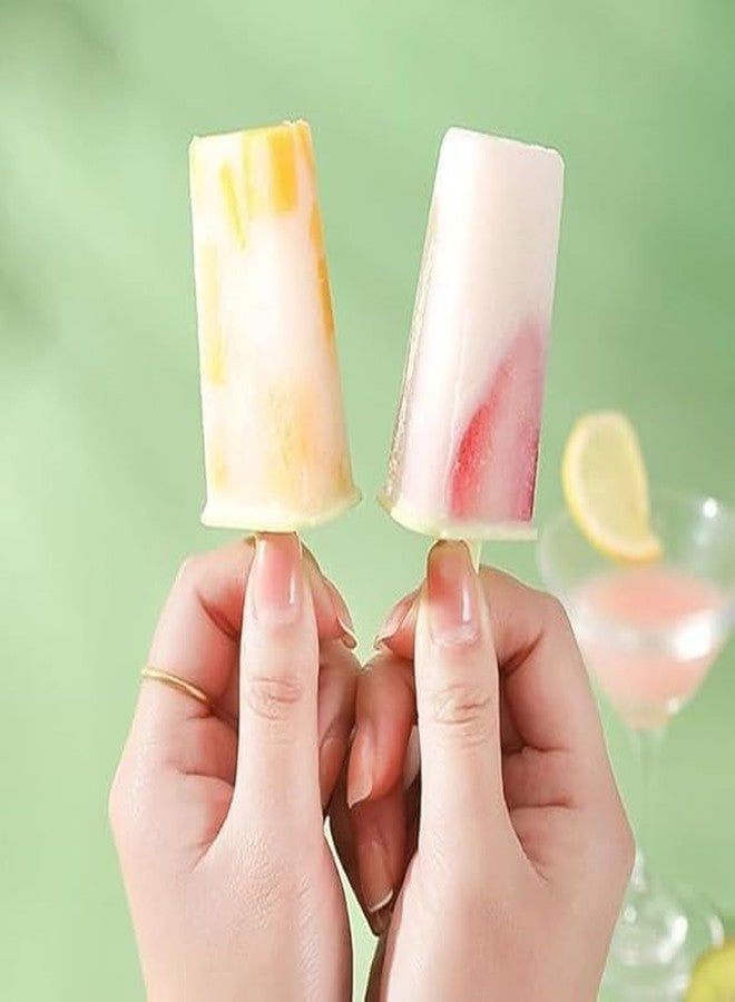 UMADEV Plastic Round Ice Cream Candy Molds with Sticks for Kids Summer Party | Reusable Popsicles Candy Molds | 8 Candy Mold Maker (Multicolour Pack 1) - Image 2