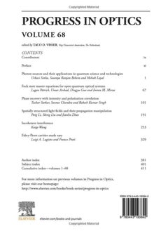 Progress in Optics (Volume 68)  - Image 2