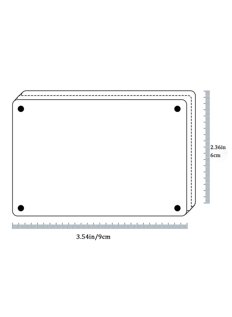 ماركة غير محددة - Acrylic Fridge Magnetic Photo Frame, Acrylic Picture Frame, Magnet Double Sided Refrigerator Mini Picture Frame Clear Picture Display Frame 2.36 x 3.54 Inch - Image 1