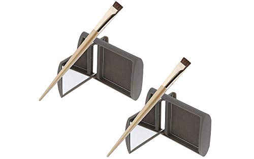 Joan Rivers Beauty Joan Rivers Great Hair Day Root Touch Up Powder Duo  Fillin Powder for Thicker Fuller Looking Hair Brunette