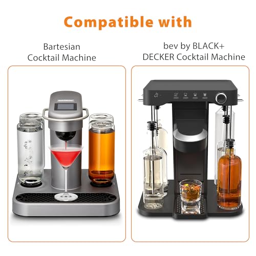 ZECENN Storage Drawer for Bartesian Capsules, Stackable Cocktail Pod Holder for Bartesian Cocktail Machine Compatible with Bev by BLACK+DECKER Cocktail Machine - Black/40 Pods Capacity - Image 4