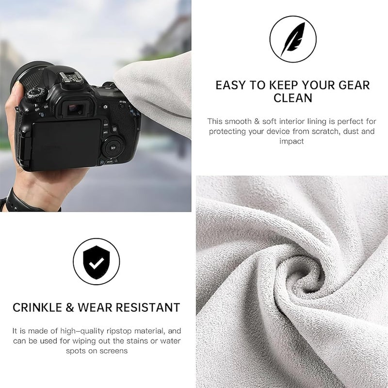 LEKORED Magic Self Adhesive Cloth Wrap AntiScratch Camera Lens Wrap MultiPurpose Protective Cloth Portable Makeup Bag Cosmetic Bag 1772 x 1772 Versatile and Durable - Image 5