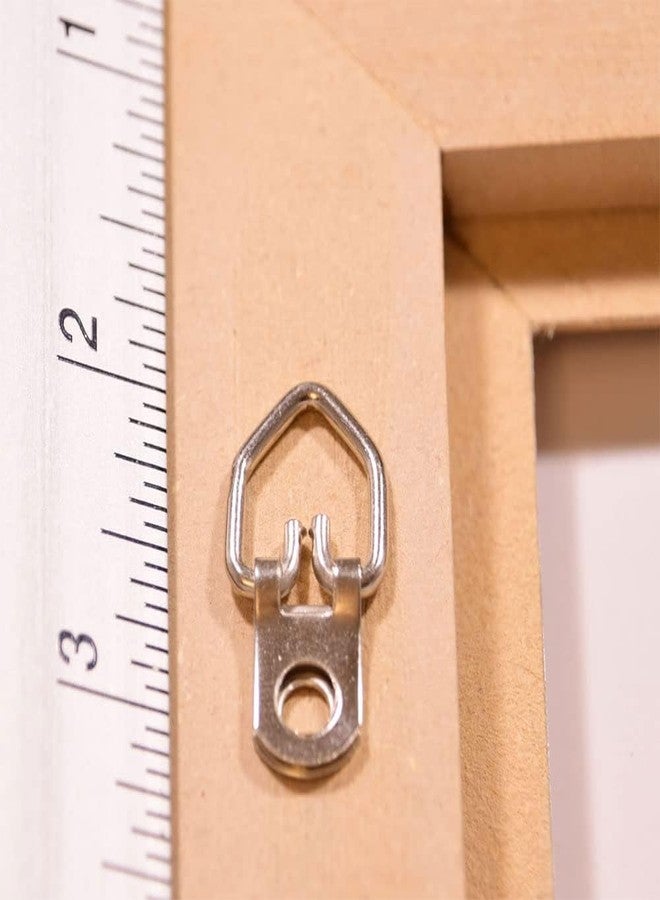 888 Corp Heavy Duty 1 Hole D Ring Picture Hanger with Screws - Pro Quality (100) - Image 3